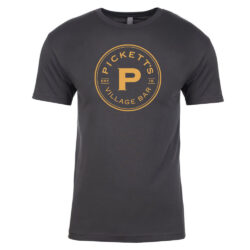Pickett's Village Bar Gray Tee Shirt Front